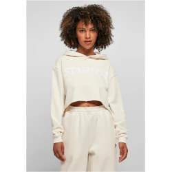 Дамски суичър късо худи Ladies Starter Cropped Hoody palewhite XS