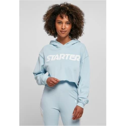 Дамски суичър късо худи Ladies Starter Cropped Hoody icewaterblue XS