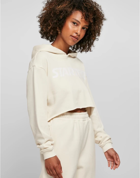 Ladies Starter Cropped Hoody palewhite XS