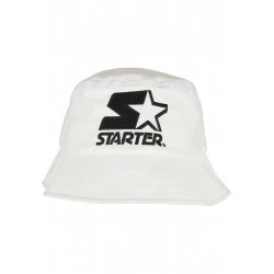 Шапка идиотка в бял цвят Starter Basic Bucket