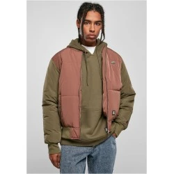 Мъжко Бомбър Яке Starter Quilted Bomber Jacket bark/darkolive XXL