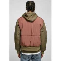 Мъжко Бомбър Яке Starter Quilted Bomber Jacket bark/darkolive XXL