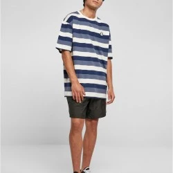 Мъжка широка тениска в син цвят Starter Sun Stripes Tee