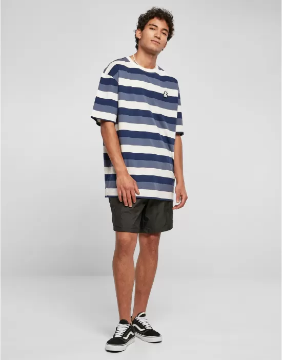 Мъжка широка тениска в син цвят Starter Sun Stripes Tee, Тениски - Hoodstyle.bg