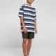 Мъжка широка тениска в син цвят Starter Sun Stripes Tee, Тениски - Hoodstyle.bg