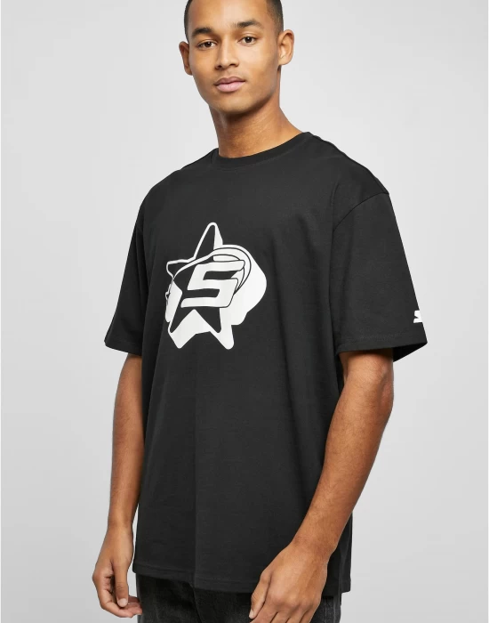 Мъжка тениска в черен цвят Starter Shooting Star, Тениски - Hoodstyle.bg