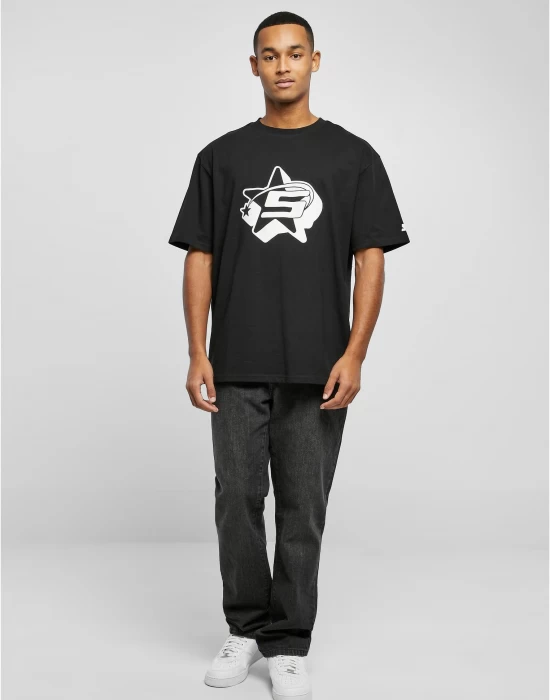 Мъжка тениска в черен цвят Starter Shooting Star, Тениски - Hoodstyle.bg
