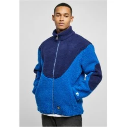 Мъжко пухяно яке в син цвят Starter Sherpa Fleece