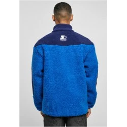 Мъжко пухяно яке в син цвят Starter Sherpa Fleece
