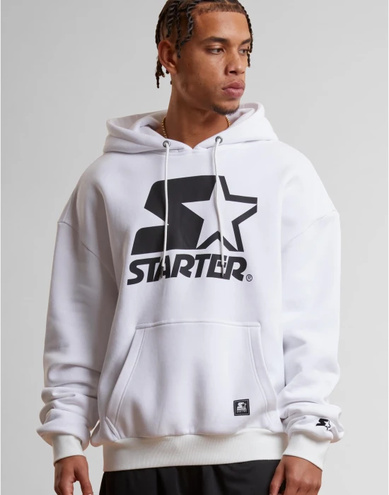 Starter Oversized Logo Hoodie white XXL