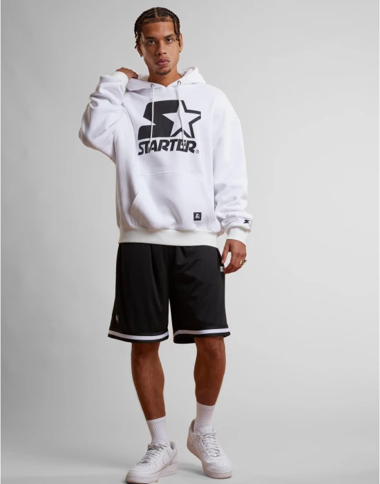 Starter Oversized Logo Hoodie white XXL