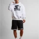 Starter Oversized Logo Hoodie white XXL