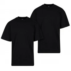 2 Броя Изчистени Мъжки ТенискиTall Tee 2-Pack black+black XXL