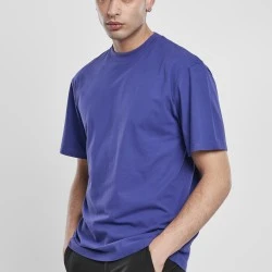 Мъжка тениска в синьо лилаво Urban Classics Tall Tee 