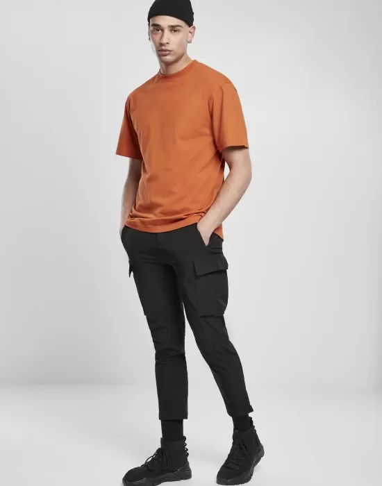Мъжка тениска в кафяво Urban Classics Tall Tee, Тениски - Hoodstyle.bg