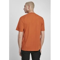 Мъжка тениска в кафяво Urban Classics Tall Tee 