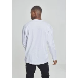 Мъжка блуза Urban Classics Tall в бяло