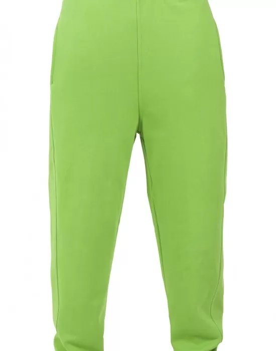 Мъжко изчистено долнище в зелен цвят Urban Classics TB014B limegreen, Долнища - Hoodstyle.bg