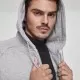 Мъжки изчистен суичър с цип Urban Classics gray TB014C, Суичъри с цип - Hoodstyle.bg