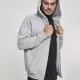 Мъжки изчистен суичър с цип Urban Classics gray TB014C, Суичъри с цип - Hoodstyle.bg