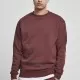 Мъжка изчистена блуза в тъмночервен цвят Urban Classics Crewneck, Блузи - Hoodstyle.bg