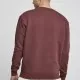 Мъжка изчистена блуза в тъмночервен цвят Urban Classics Crewneck, Блузи - Hoodstyle.bg
