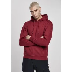 Мъжки суичър в цвят бордо Urban Classics Blank Hoody 