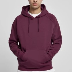 Мъжки суичър в тъмночервен цвят Urban Classics Blank 