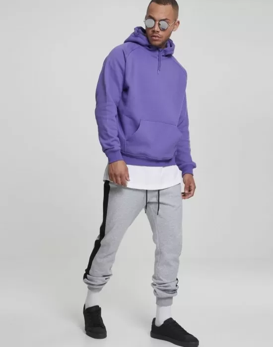 Мъжки изчистен виолетов суичър Urban Classics ultraviolet TB014, Суичъри - Hoodstyle.bg
