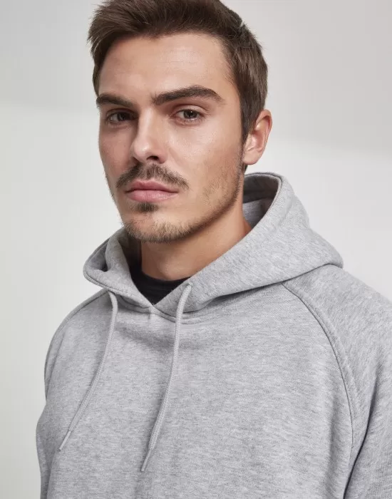 Мъжки изчистен сив суичър Urban Classics grey TB014, Суичъри - Hoodstyle.bg
