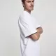 Мъжка тениска с цветни маншети Urban Classics Tall в бяло wht/blk, Тениски Tall Tees - Hoodstyle.bg