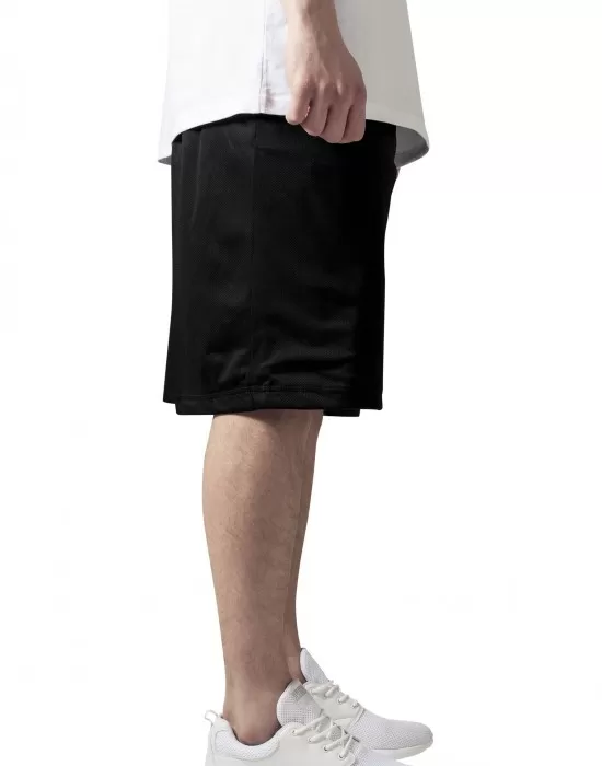 Мъжки къси панталони в черно Urban Classics Bball, Къси панталони - Hoodstyle.bg