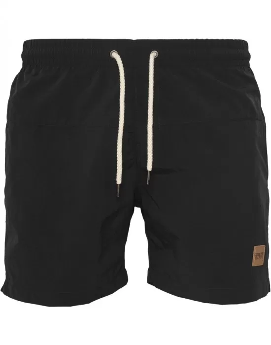 Мъжки бански в черно Urban Classics Block, Къси панталони - Hoodstyle.bg