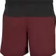Мъжки плувни шорти в тъмночервен цвят Urban Classics Block Swim Shorts