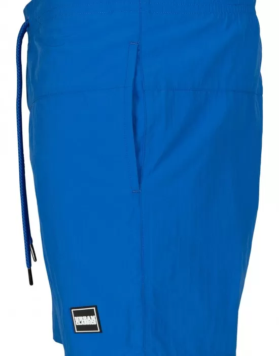 Мъжки плувни шорти Urban Classics Block в син цвят, Къси панталони - Hoodstyle.bg