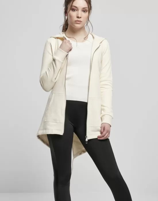 Дамски суичър в пясъчен цвят Urban Classics Ladies Sweat Parka, Суичъри - Hoodstyle.bg
