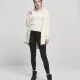 Дамски суичър в пясъчен цвят Urban Classics Ladies Sweat Parka, Суичъри - Hoodstyle.bg
