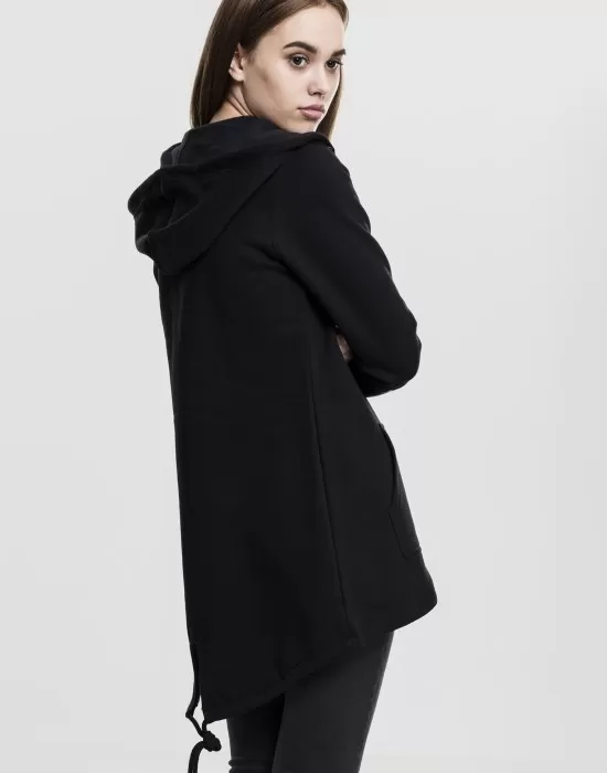 Дамски суичър в черно Urban Classics Ladies Sweat Parka, Суичъри - Hoodstyle.bg