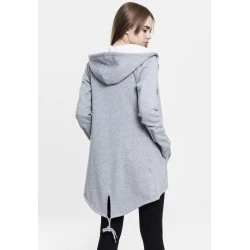 Дамски суичър в сиво Urban Classics Ladies Sweat Parka
