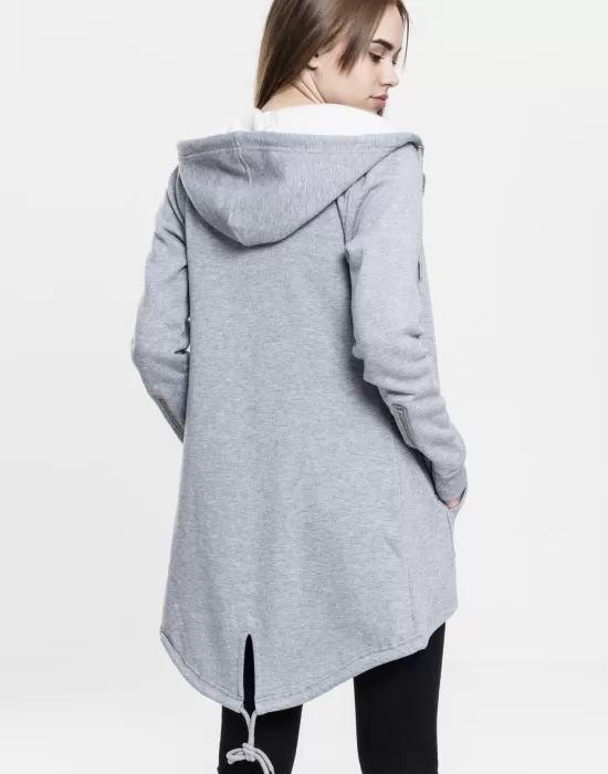 Дамски суичър в сиво Urban Classics Ladies Sweat Parka, Суичъри - Hoodstyle.bg