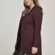 Дамски суичър в тъмночервено Urban Classics Ladies Sweat Parka, Суичъри - Hoodstyle.bg
