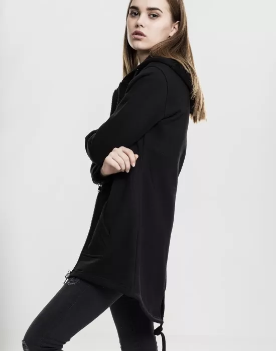 Дамски суичър в черно Urban Classics Ladies Sweat Parka, Суичъри - Hoodstyle.bg