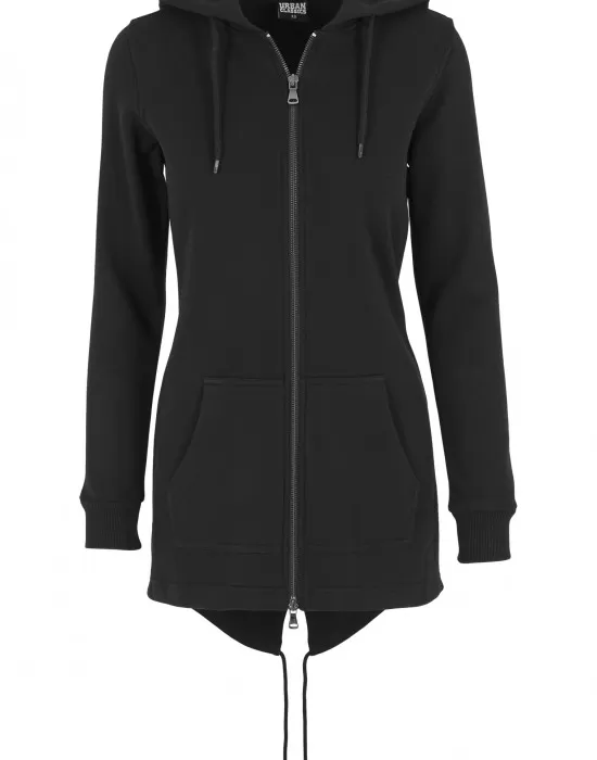 Дамски суичър в черно Urban Classics Ladies Sweat Parka, Суичъри - Hoodstyle.bg