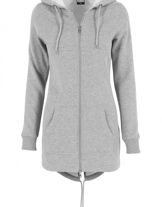 Дамски суичър в сиво Urban Classics Ladies Sweat Parka, Суичъри - Hoodstyle.bg