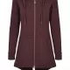 Дамски суичър в тъмночервено Urban Classics Ladies Sweat Parka, Суичъри - Hoodstyle.bg
