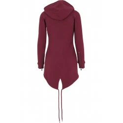 Дамски суичър в цвят бургунди Urban Classics Ladies Sweat Parka