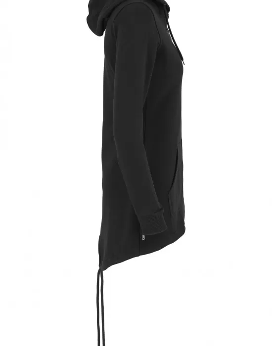 Дамски суичър в черно Urban Classics Ladies Sweat Parka, Суичъри - Hoodstyle.bg