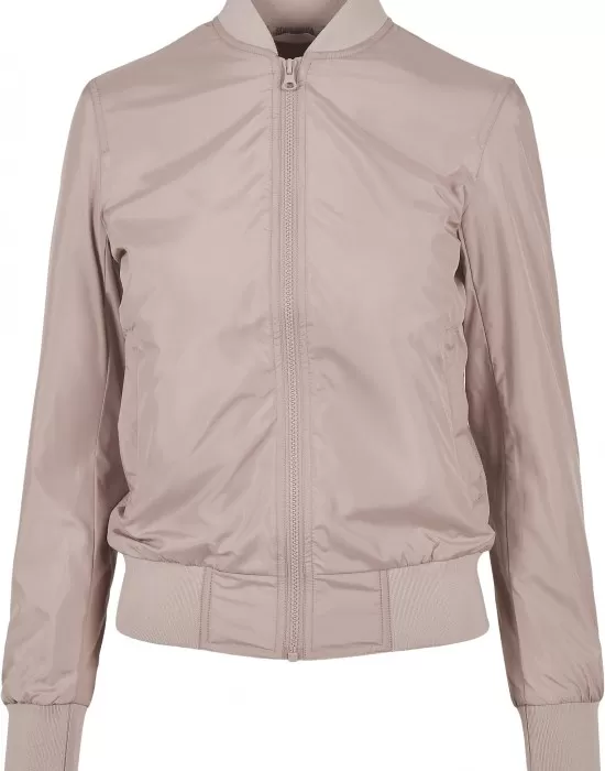 Дамско тънко яке тип бомбър в пепел от рози Urban Classics duskrose, Якета - Hoodstyle.bg