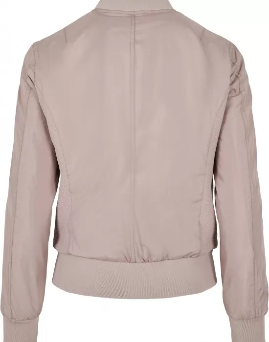 Дамско тънко яке тип бомбър в пепел от рози Urban Classics duskrose, Якета - Hoodstyle.bg