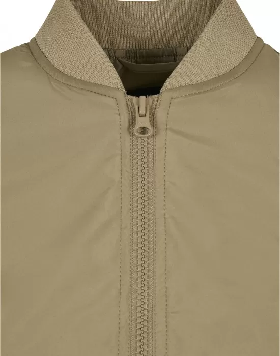Дамско тънко яке тип бомбър в каки цвят Urban Classics khaki, Якета - Hoodstyle.bg